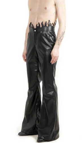 Men pure sheep leather flare - pure,